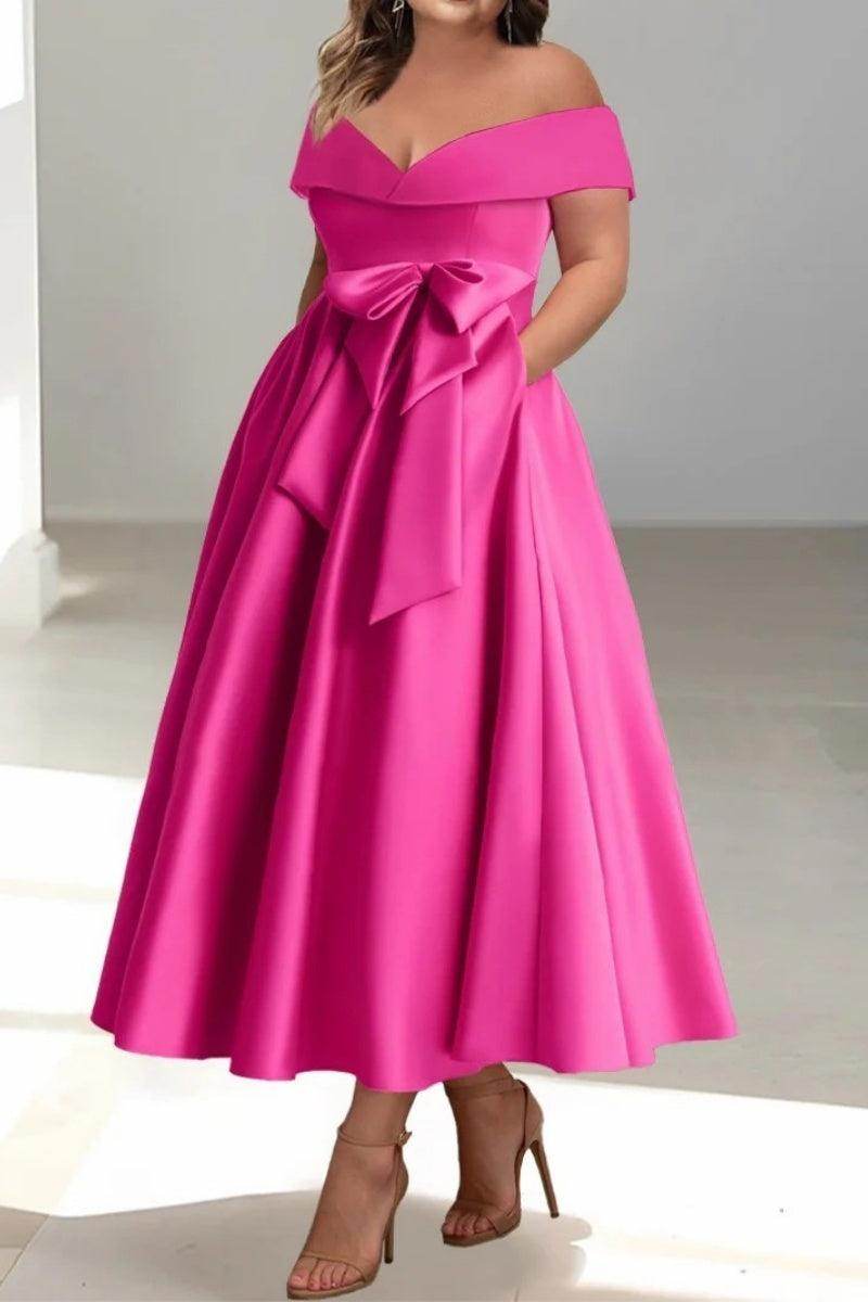 Off The Shoulder Sleeveless Ankle Length Mother Dresses CM0332