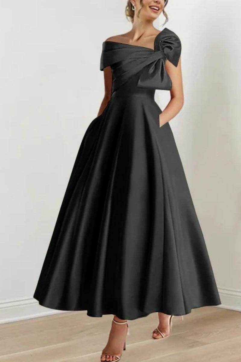 A Line Off The Shoulder Mother Dresses with Bows CM0333