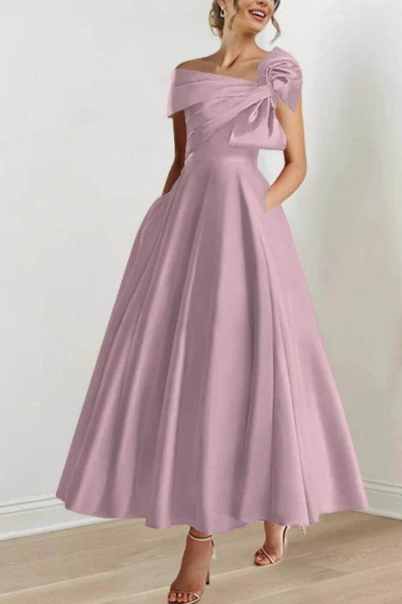 A Line Off The Shoulder Mother Dresses with Bows CM0333