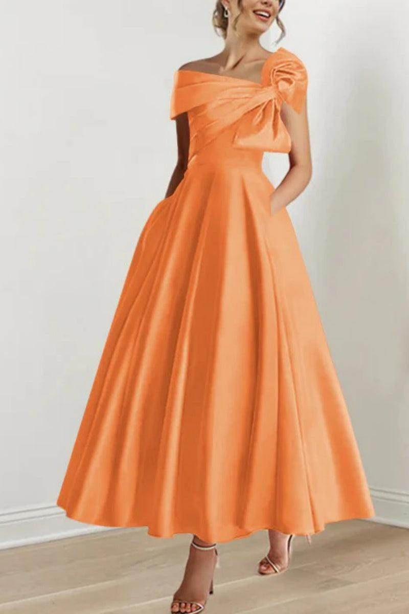 A Line Off The Shoulder Mother Dresses with Bows CM0333