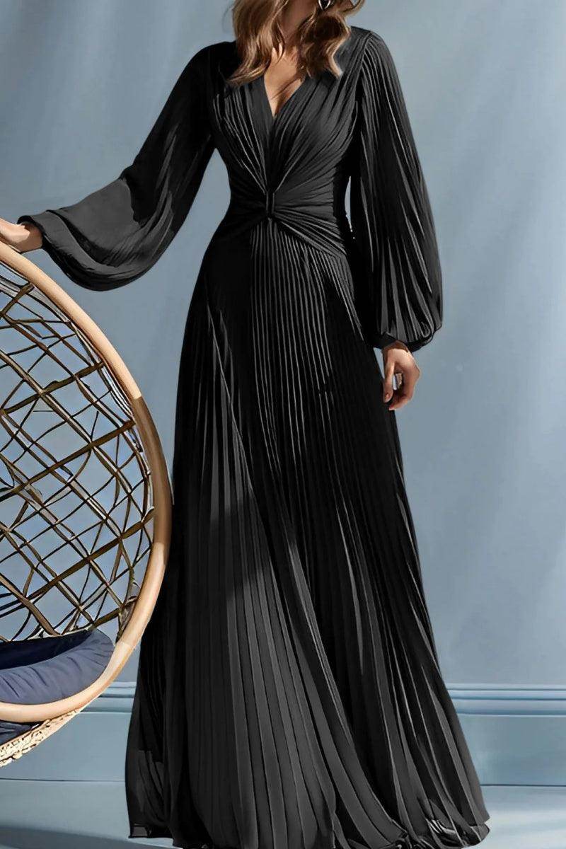 A Line V-Neck Mother of the Bride Dresses with Ruched CM0367