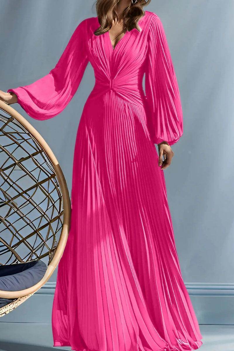 A Line V-Neck Mother of the Bride Dresses with Ruched CM0367