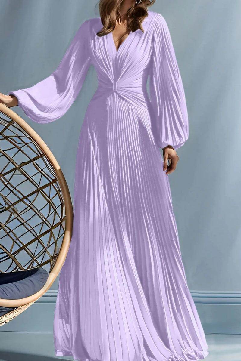 A Line V-Neck Mother of the Bride Dresses with Ruched CM0367