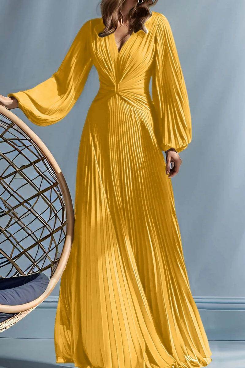 A Line V-Neck Mother of the Bride Dresses with Ruched CM0367