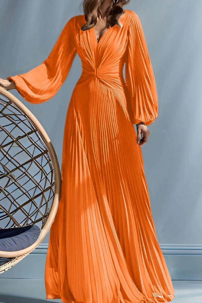 A Line V-Neck Mother of the Bride Dresses with Ruched CM0367