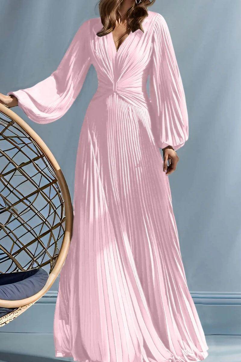 A Line V-Neck Mother of the Bride Dresses with Ruched CM0367