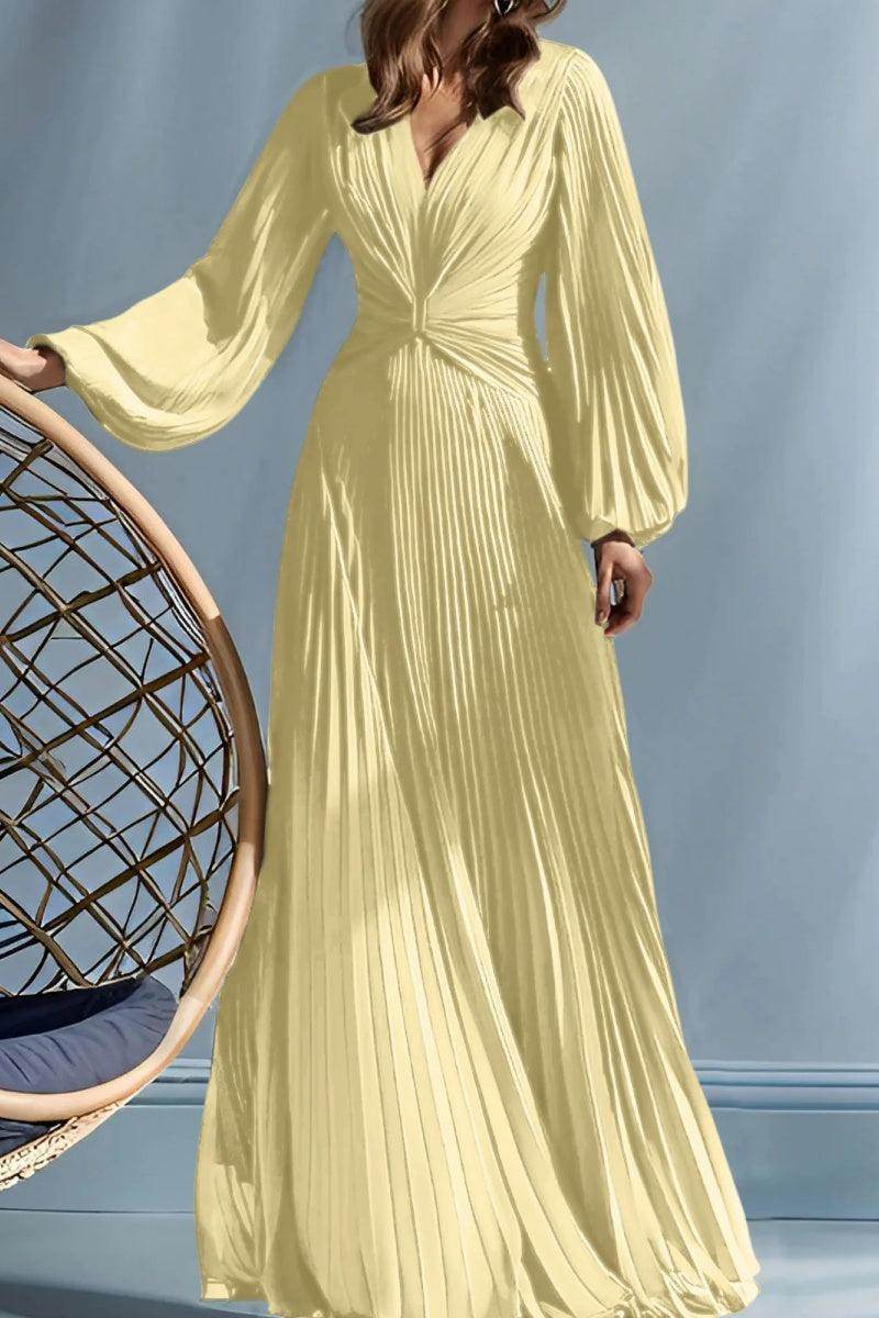 A Line V-Neck Mother of the Bride Dresses with Ruched CM0367