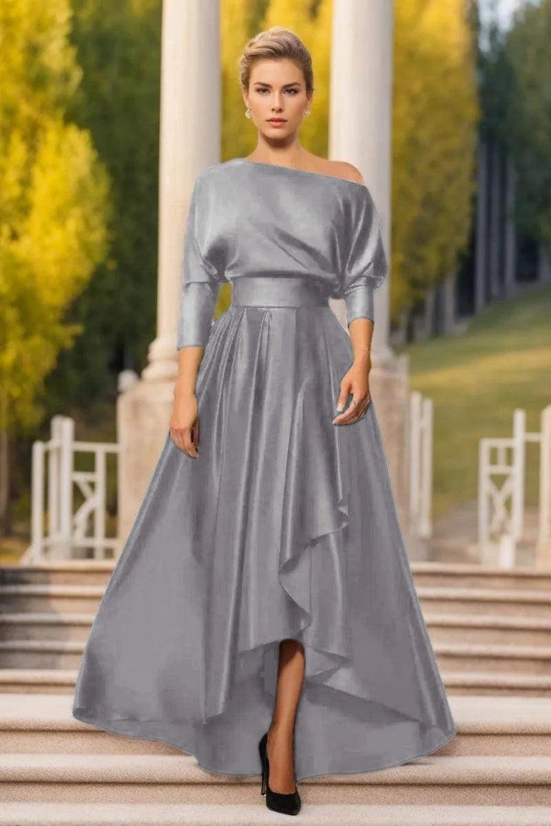 A Line One Shoulder Asymmetrical Mother Dresses CM0374