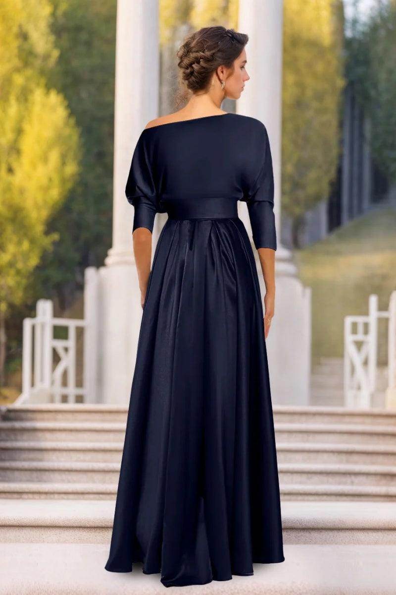 A Line One Shoulder Asymmetrical Mother Dresses CM0374
