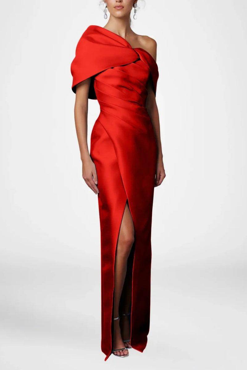 Sheath Column Half Sleeves Floor Length Mother Dresses CM0376