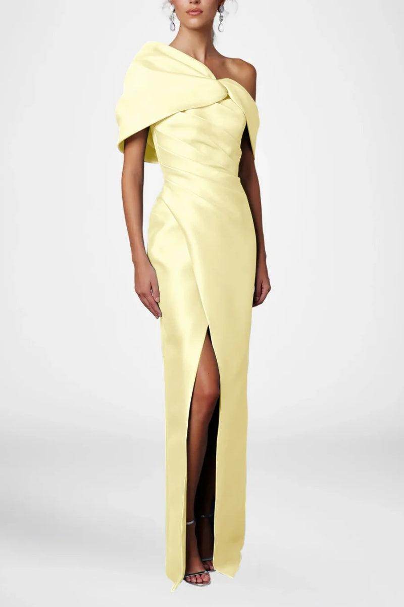 Sheath Column Half Sleeves Floor Length Mother Dresses CM0376