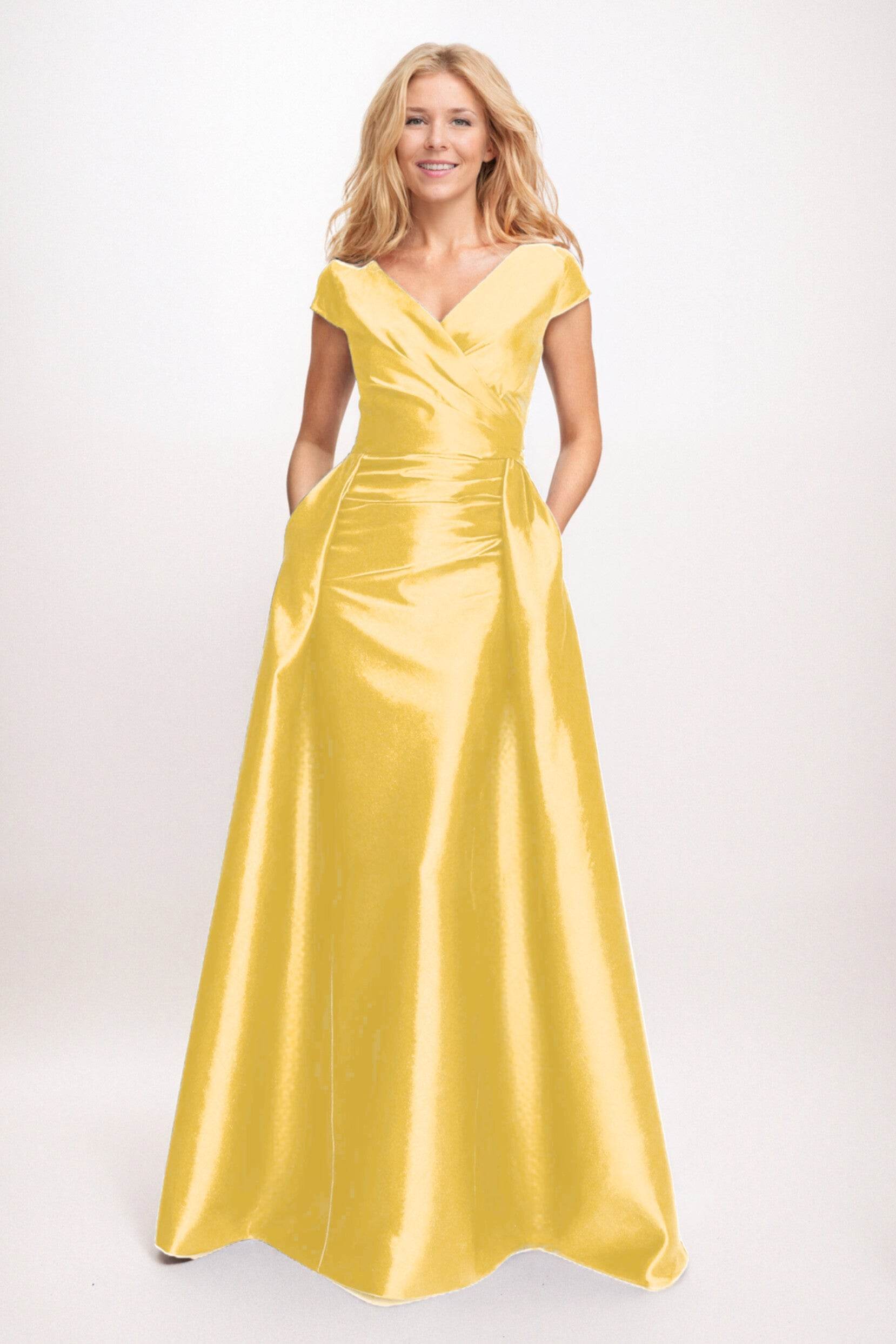 Trumpet-Mermaid Maxi Satin Mother of the Bride Dresses CM0382