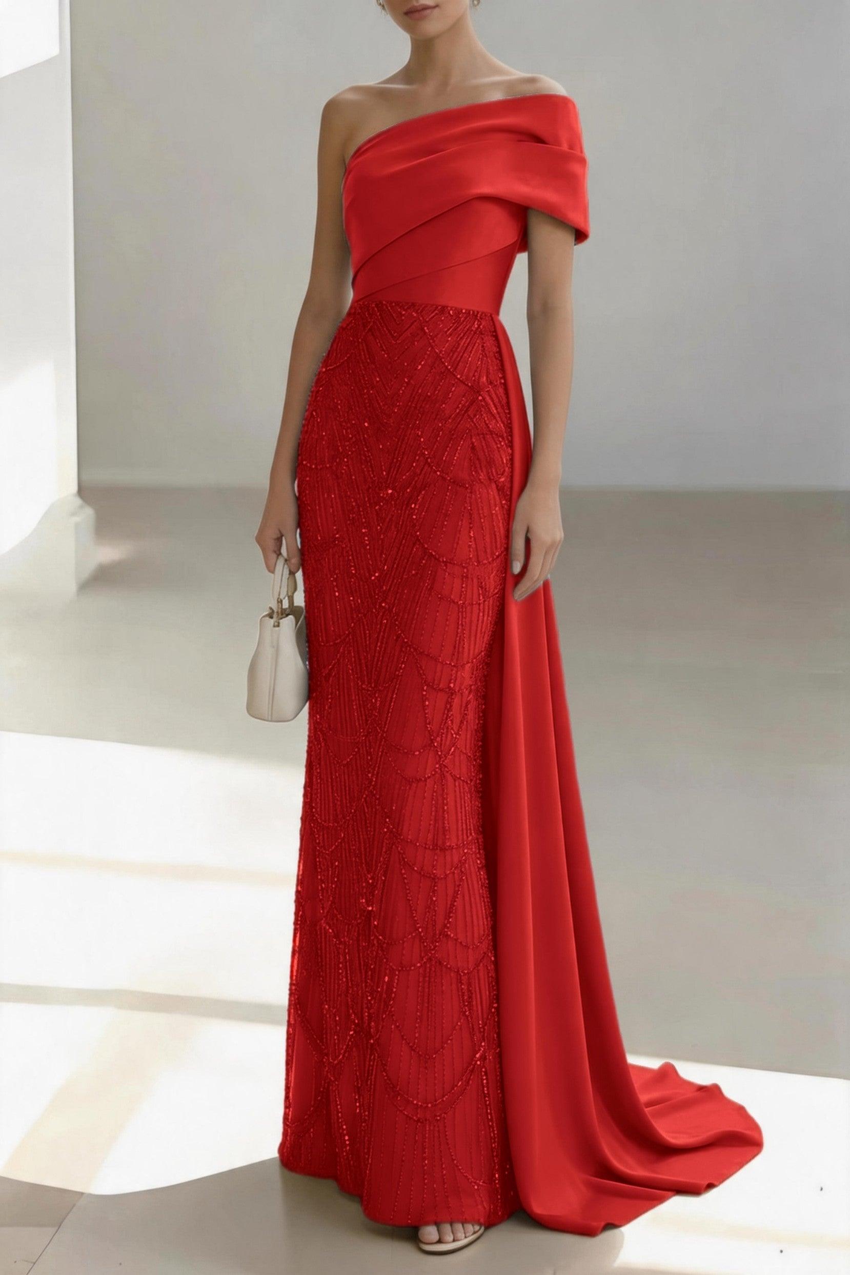 Sheath-Column Floor Length Satin Mother of the Bride Dress CM0438