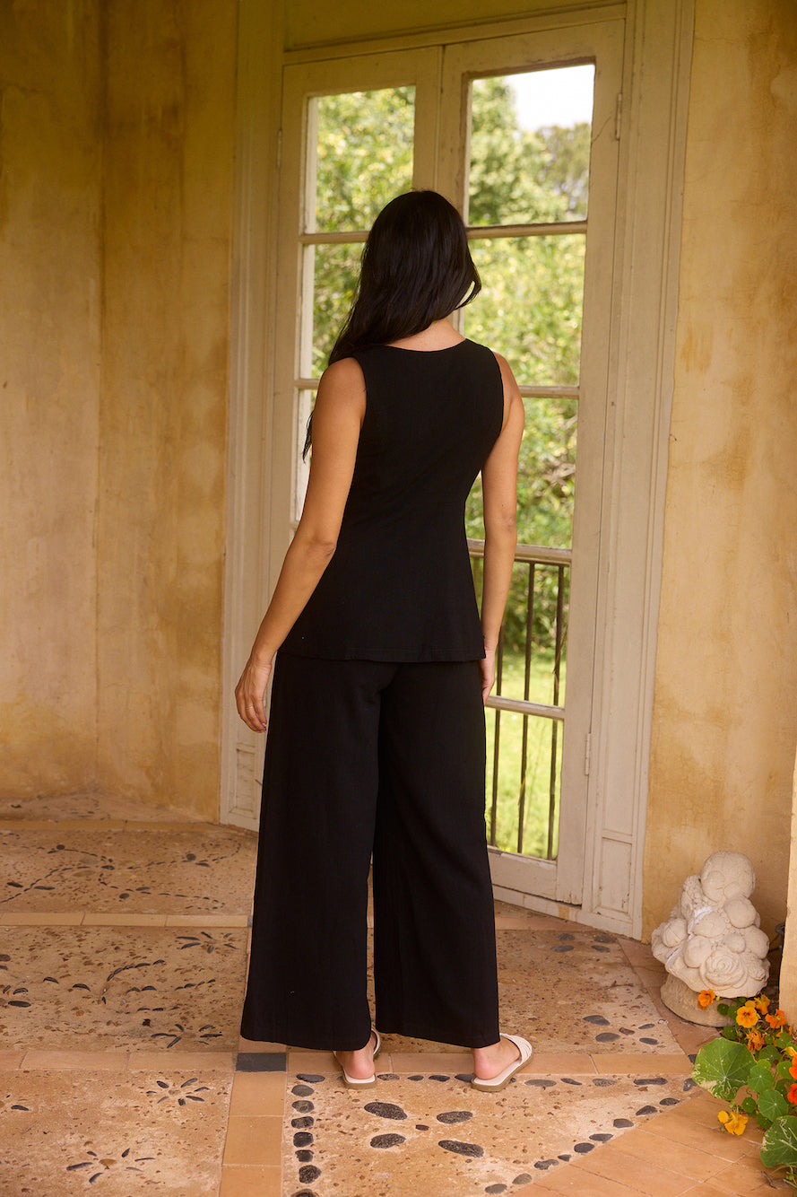 Shell Island Pants Black