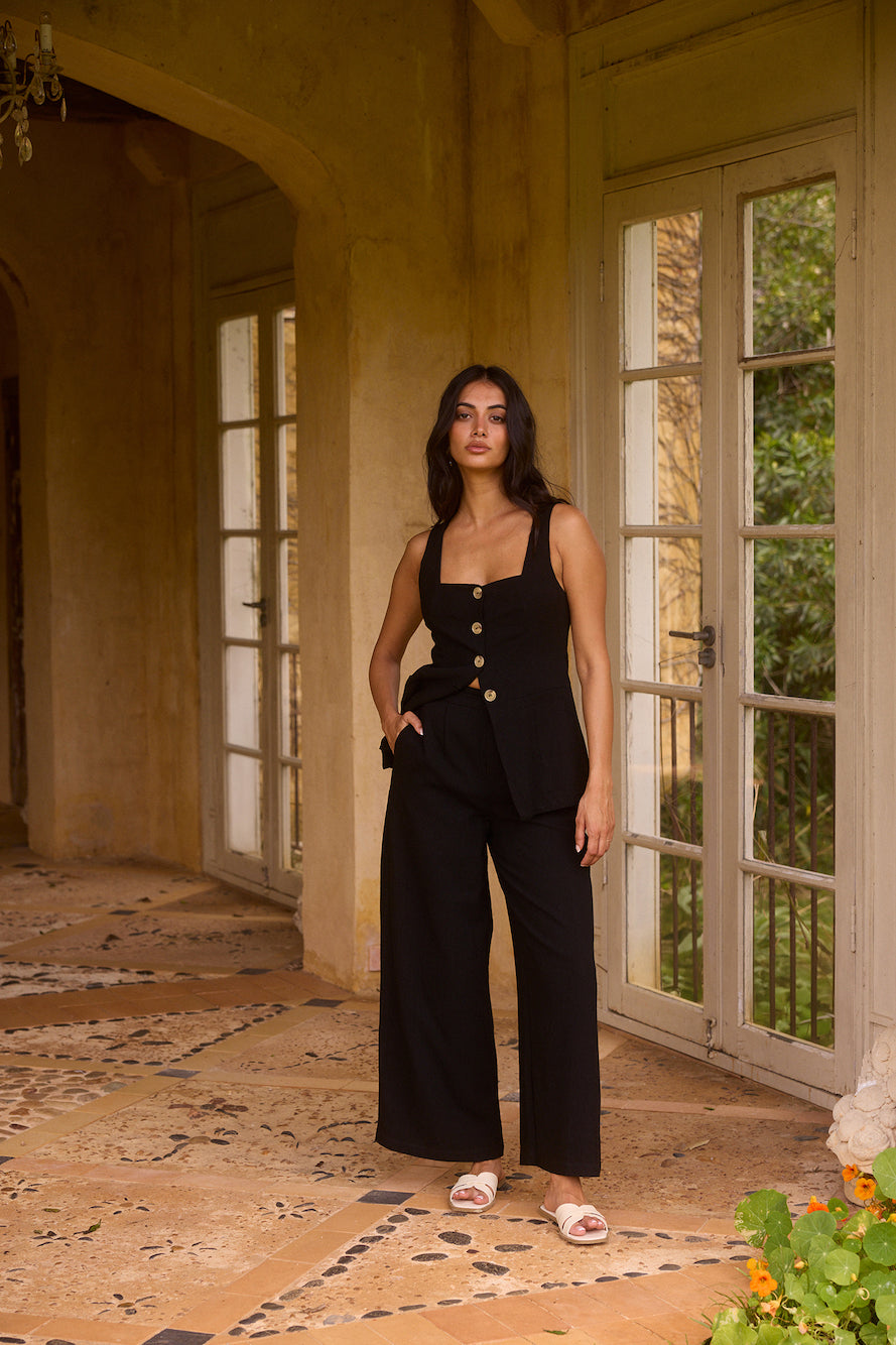 Shell Island Pants Black