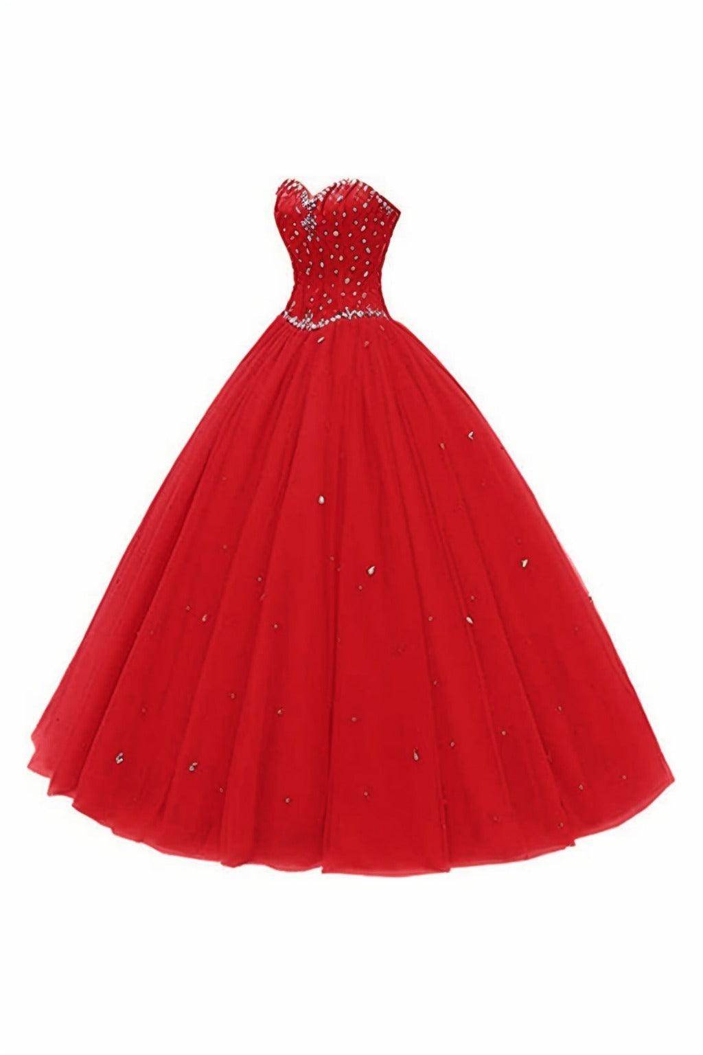 Princess Floor Length Tulle Prom Dress CS0425