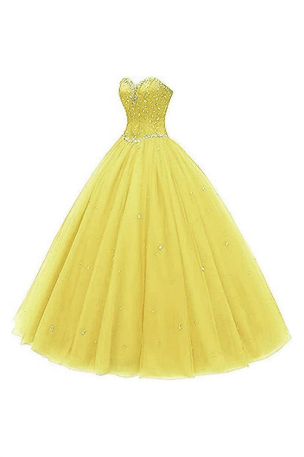Princess Floor Length Tulle Prom Dress CS0425