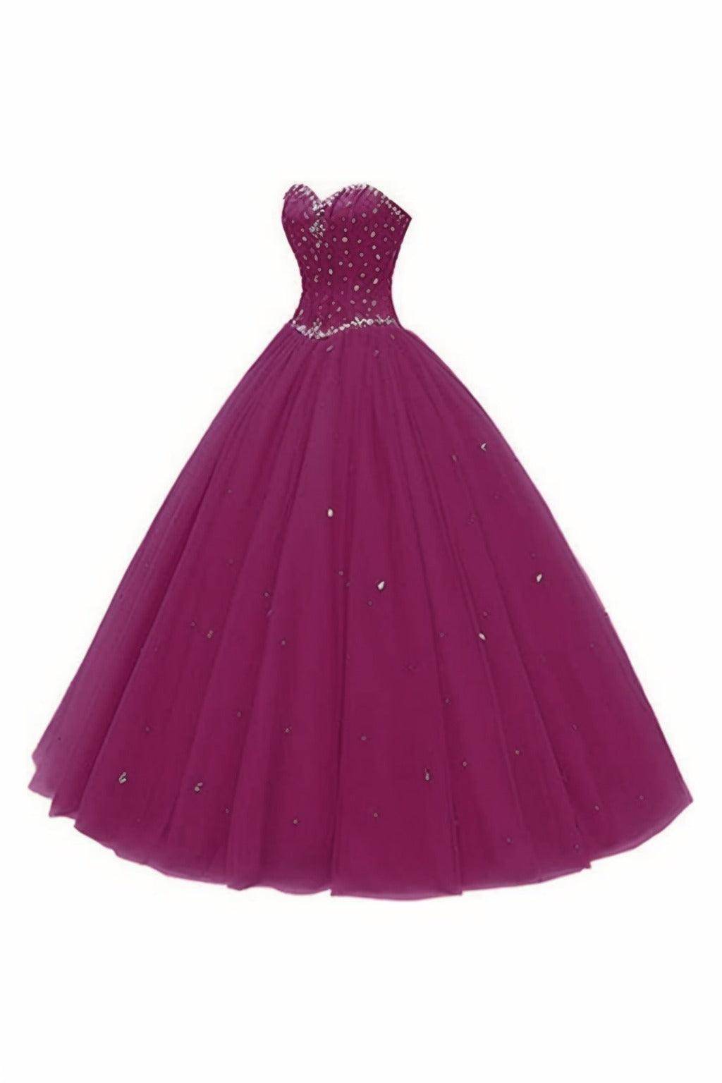 Princess Floor Length Tulle Prom Dress CS0425