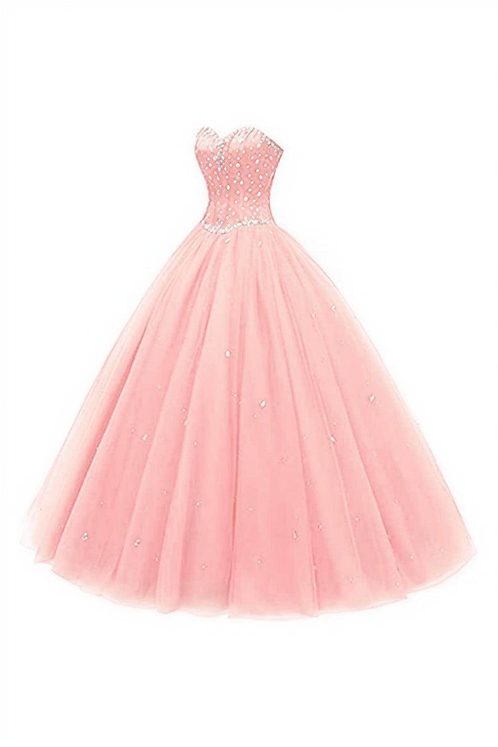Princess Floor Length Tulle Prom Dress CS0425