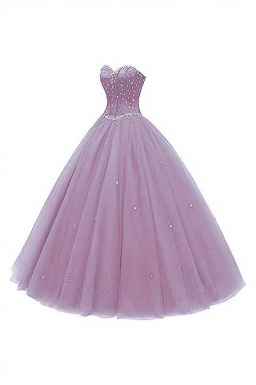 Princess Floor Length Tulle Prom Dress CS0425