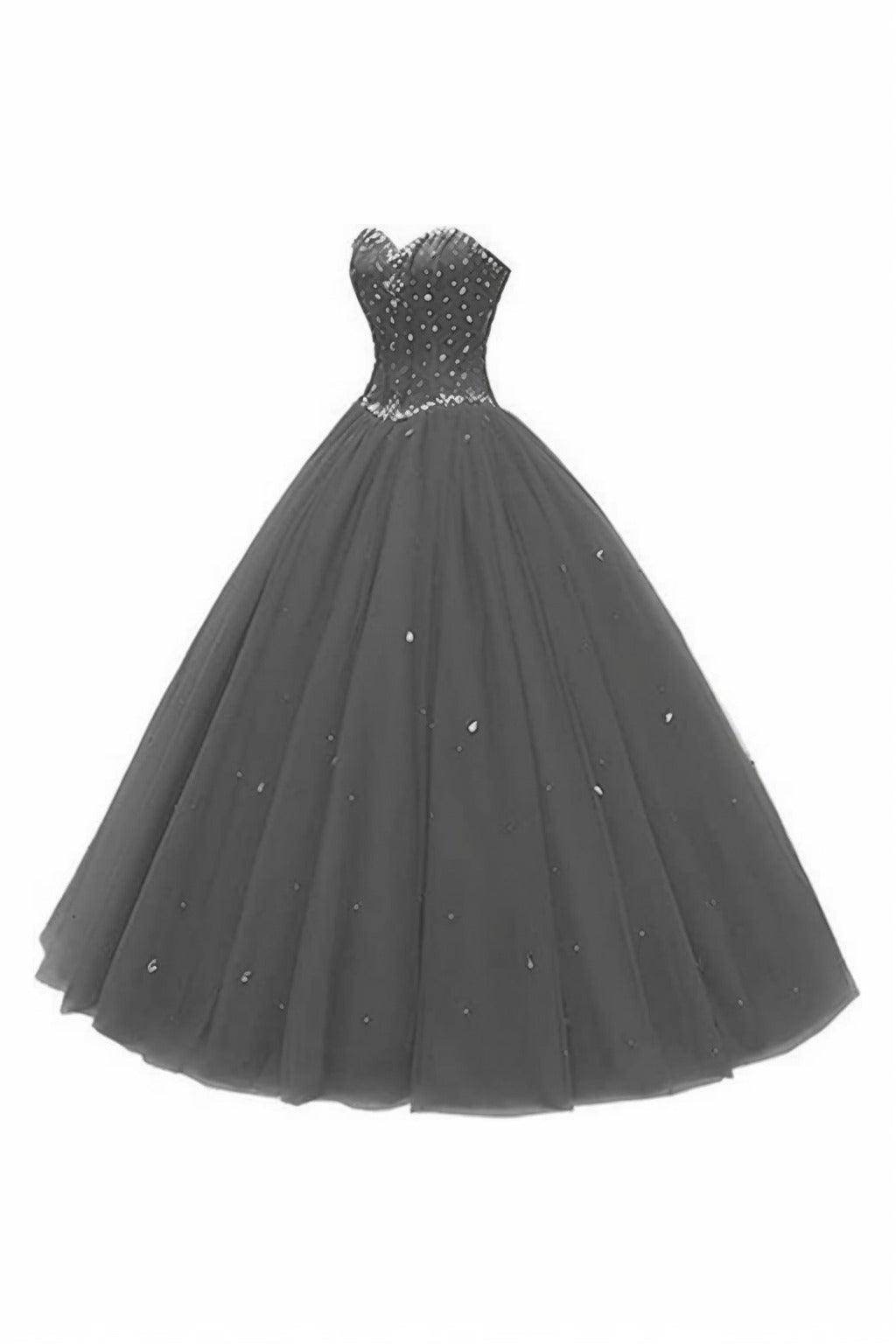 Princess Floor Length Tulle Prom Dress CS0425