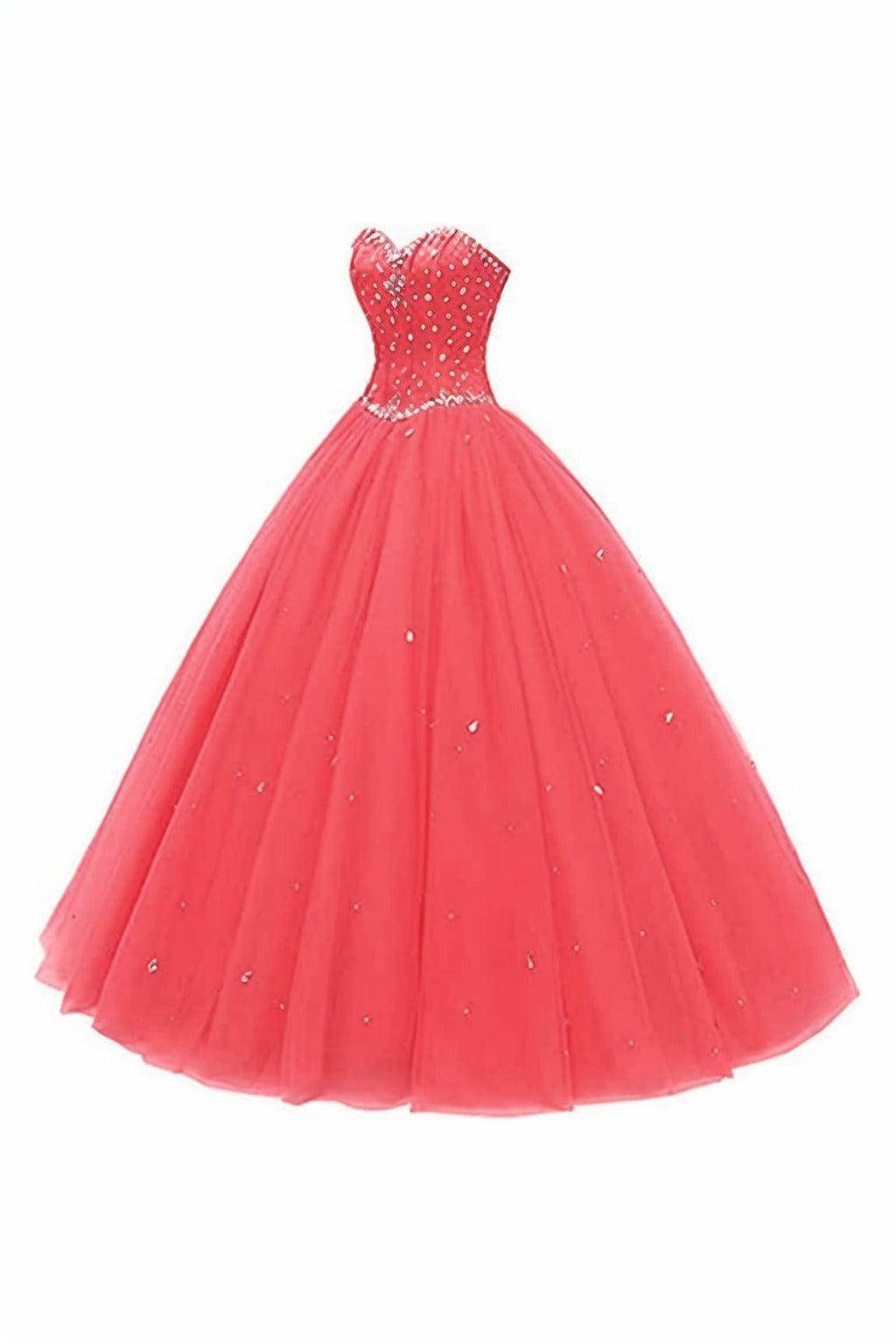 Princess Floor Length Tulle Prom Dress CS0425