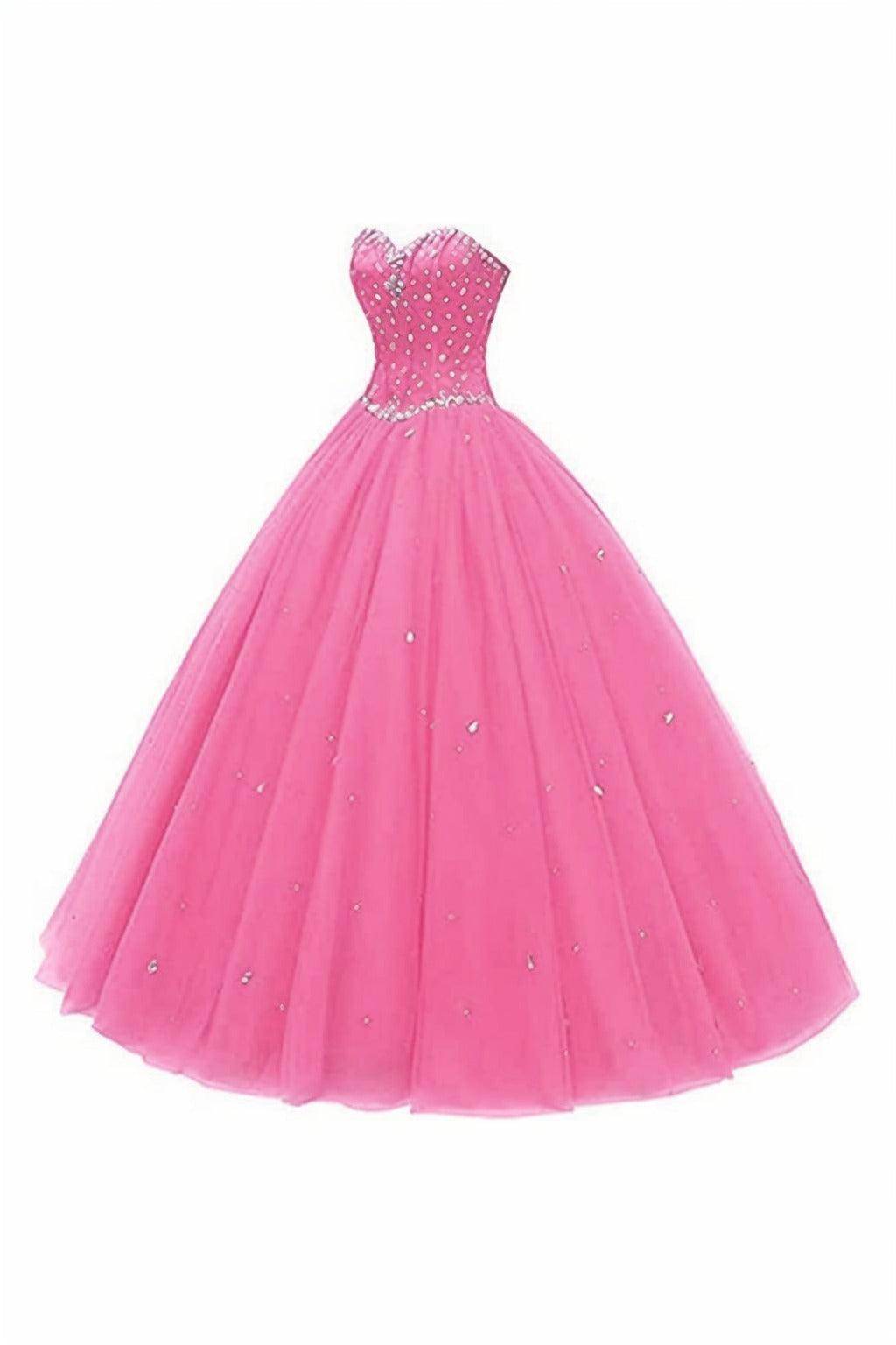 Princess Floor Length Tulle Prom Dress CS0425