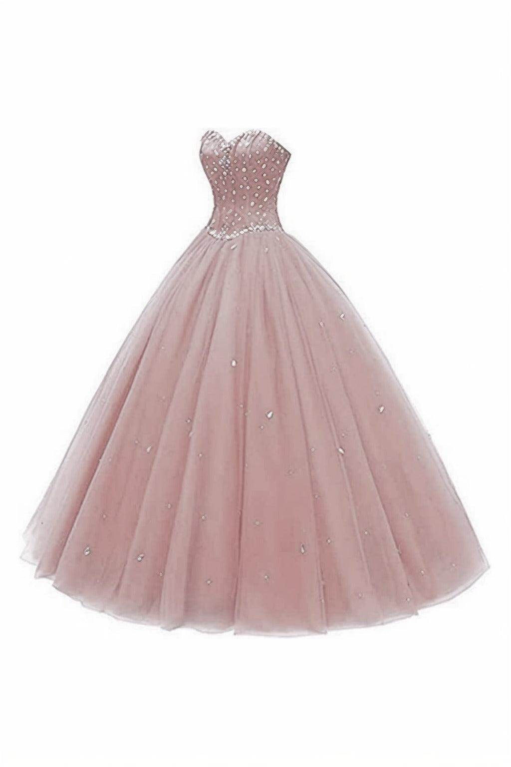 Princess Floor Length Tulle Prom Dress CS0425