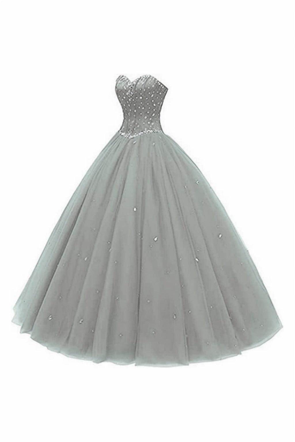 Princess Floor Length Tulle Prom Dress CS0425