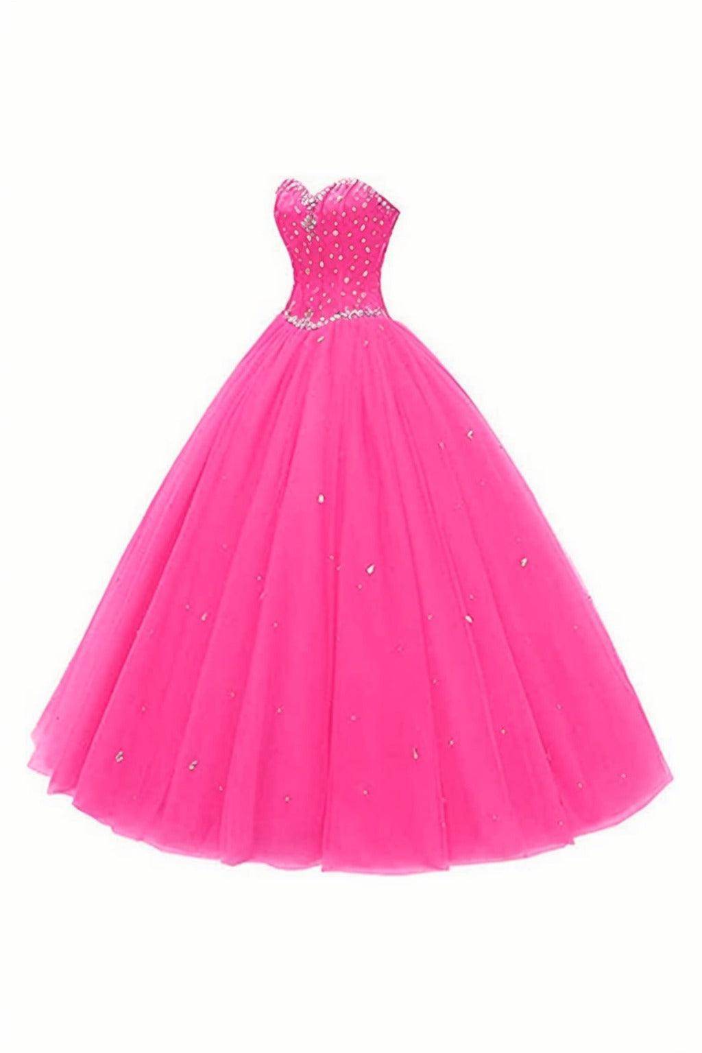 Princess Floor Length Tulle Prom Dress CS0425