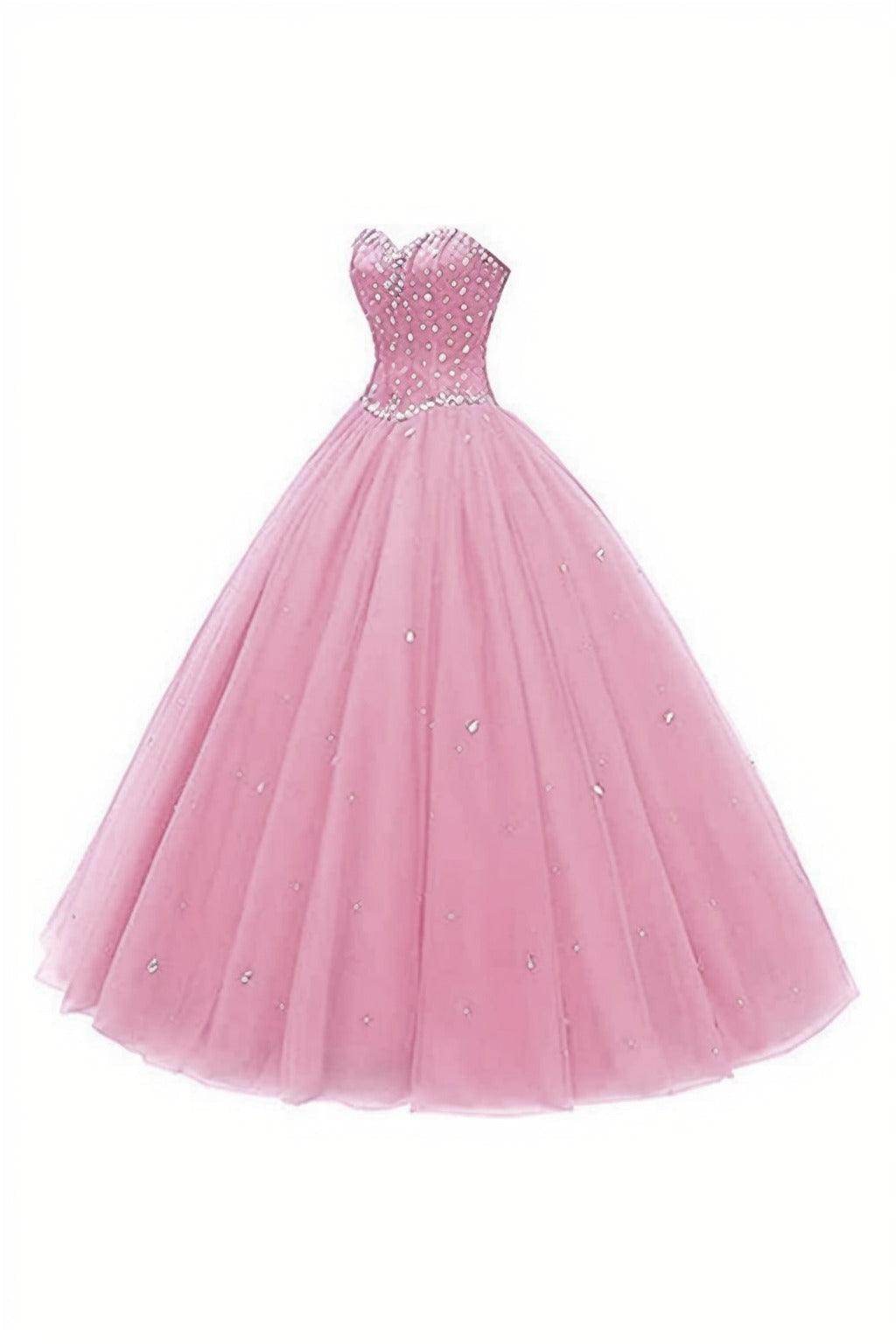 Princess Floor Length Tulle Prom Dress CS0425