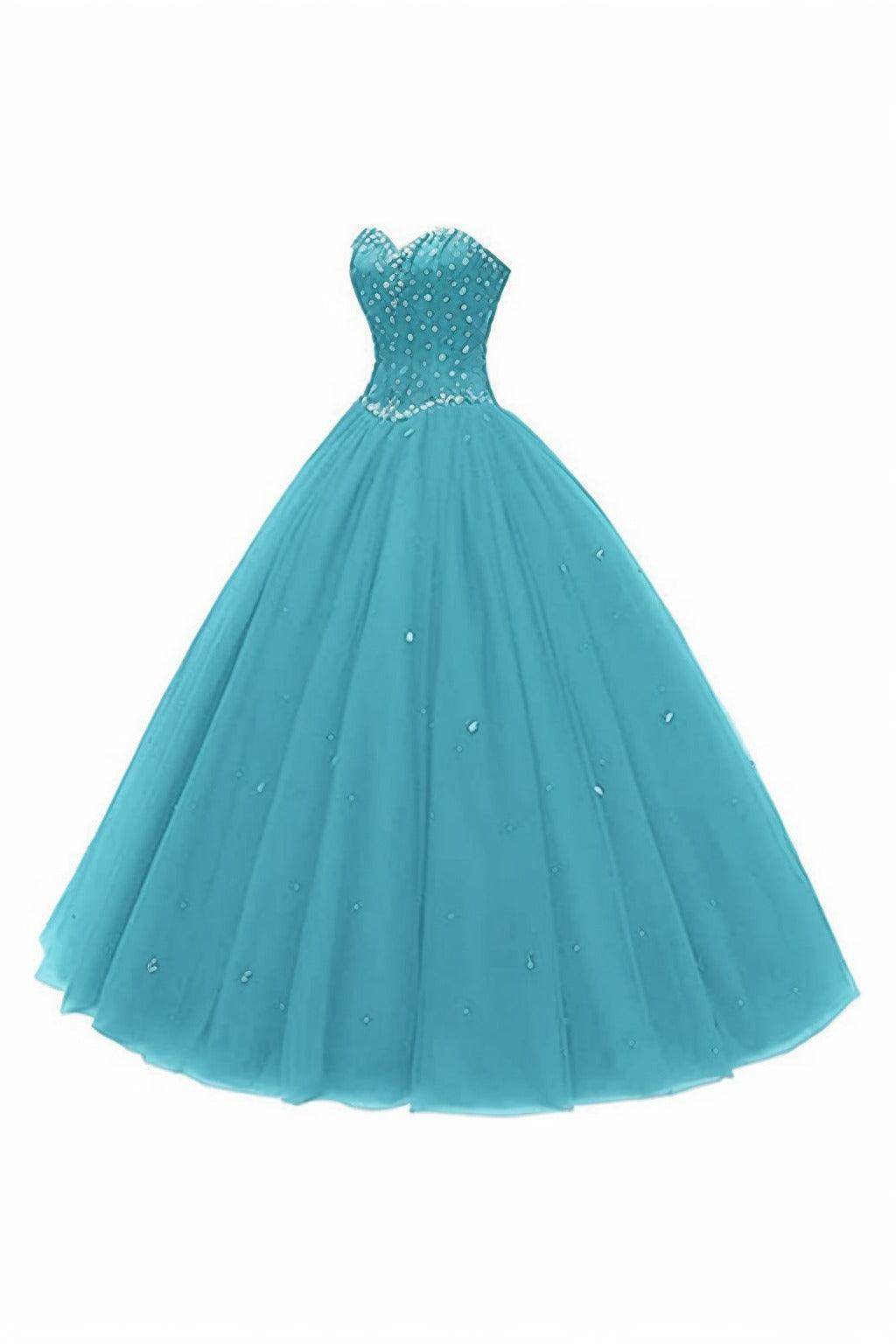 Princess Floor Length Tulle Prom Dress CS0425