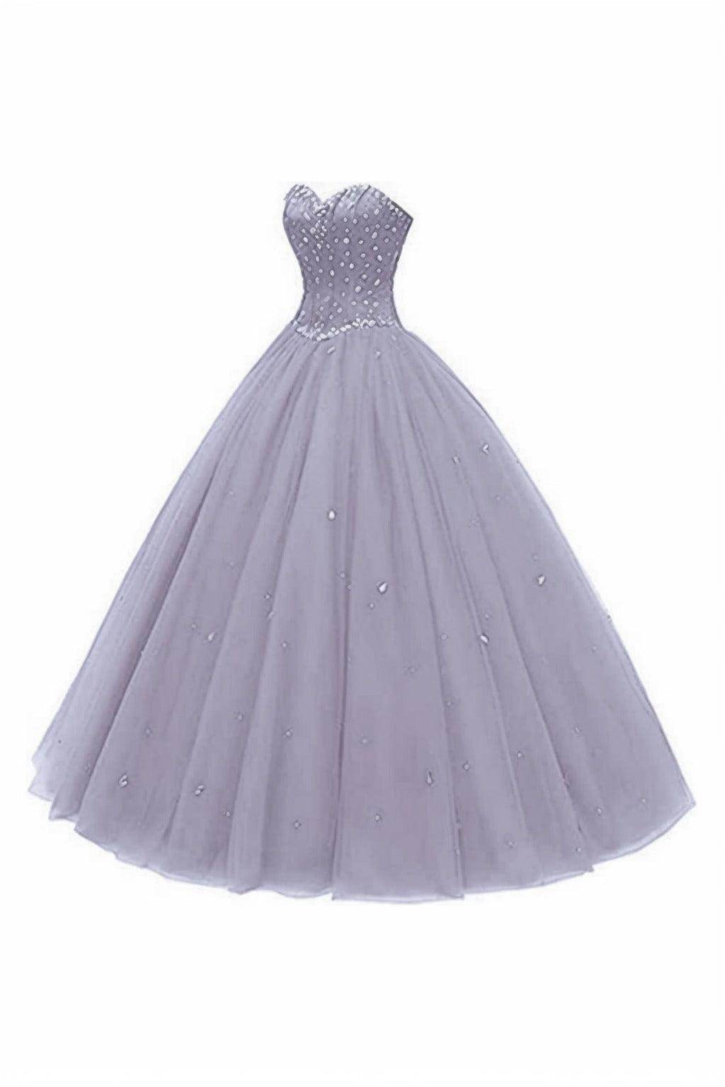 Princess Floor Length Tulle Prom Dress CS0425