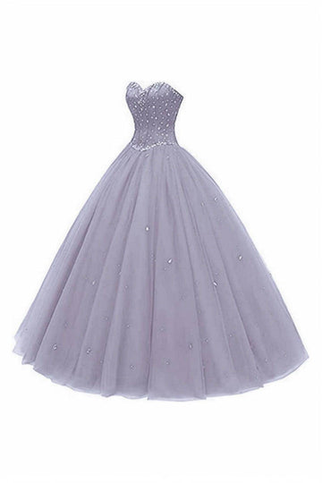 Princess Floor Length Tulle Prom Dress CS0425