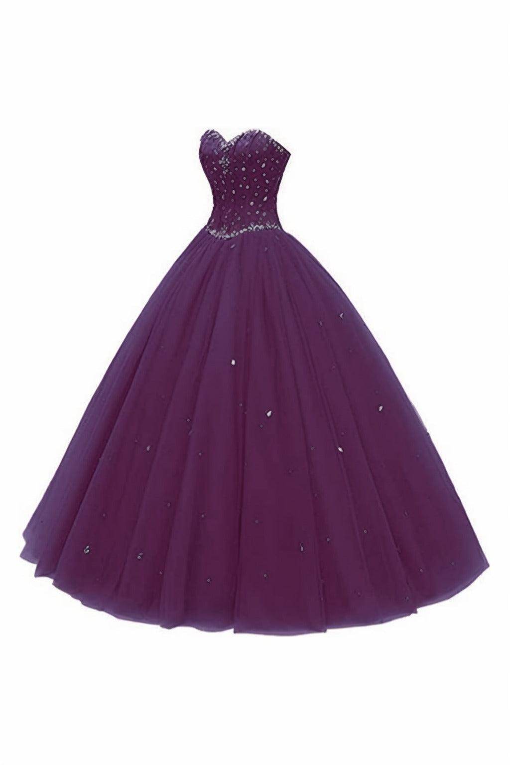 Princess Floor Length Tulle Prom Dress CS0425