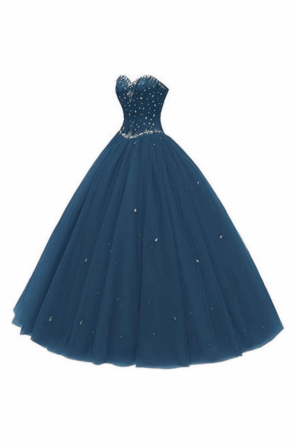 Princess Floor Length Tulle Prom Dress CS0425