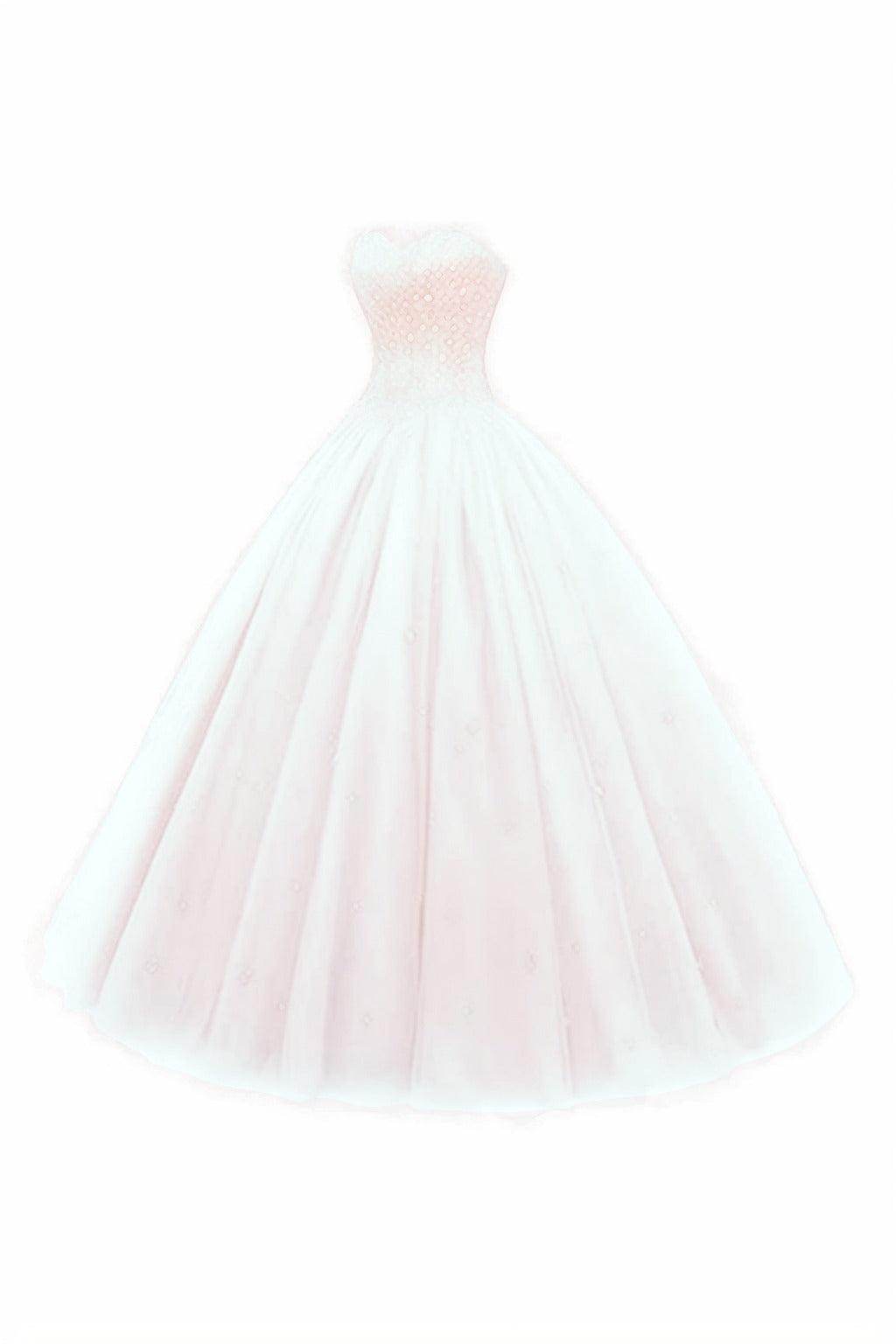 Princess Floor Length Tulle Prom Dress CS0425