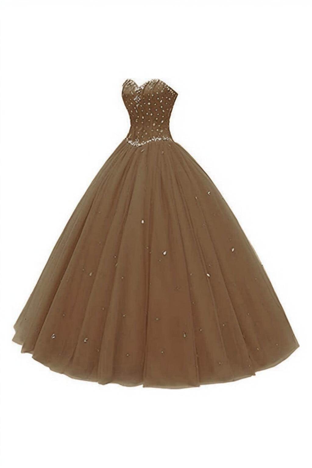 Princess Floor Length Tulle Prom Dress CS0425