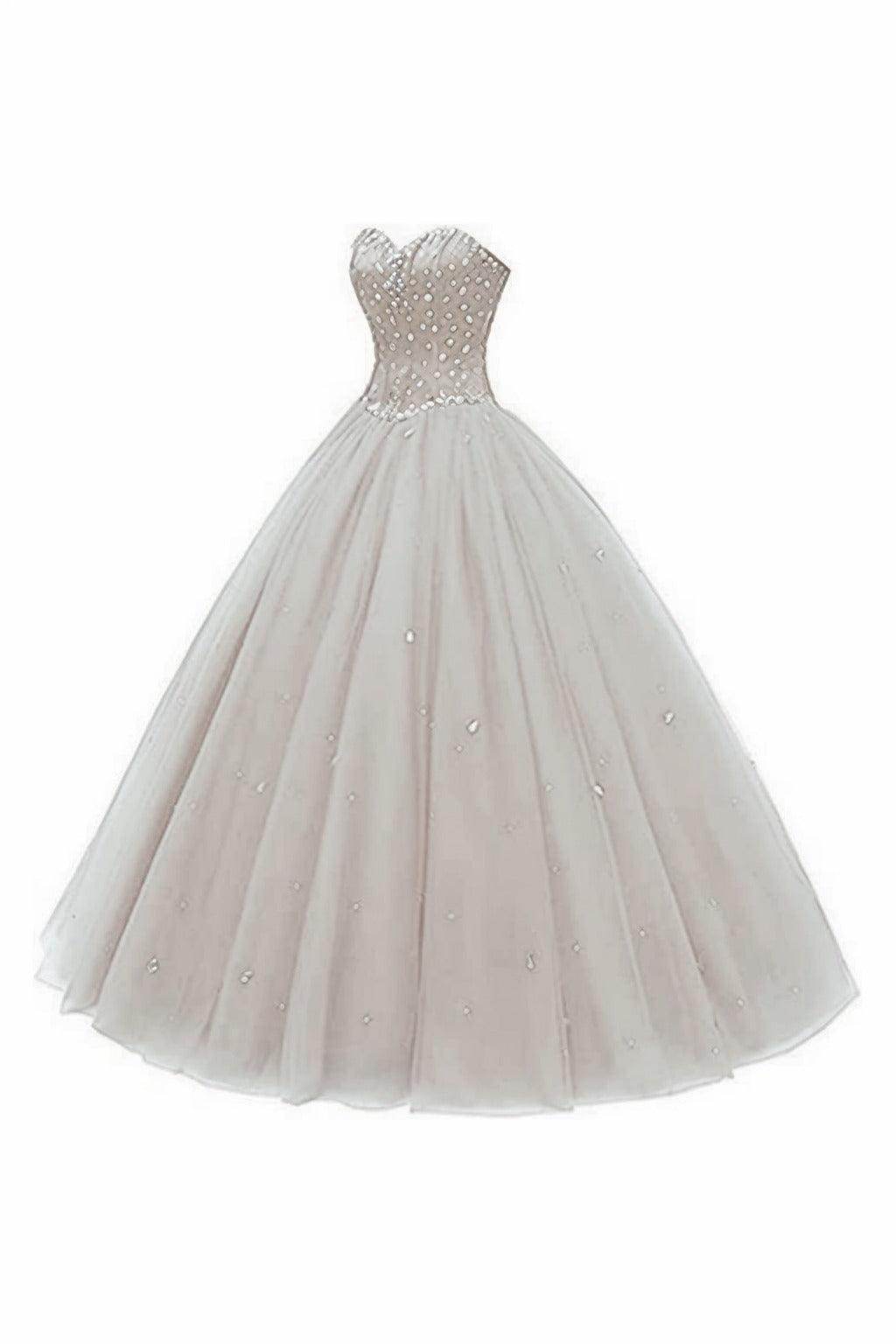 Princess Floor Length Tulle Prom Dress CS0425