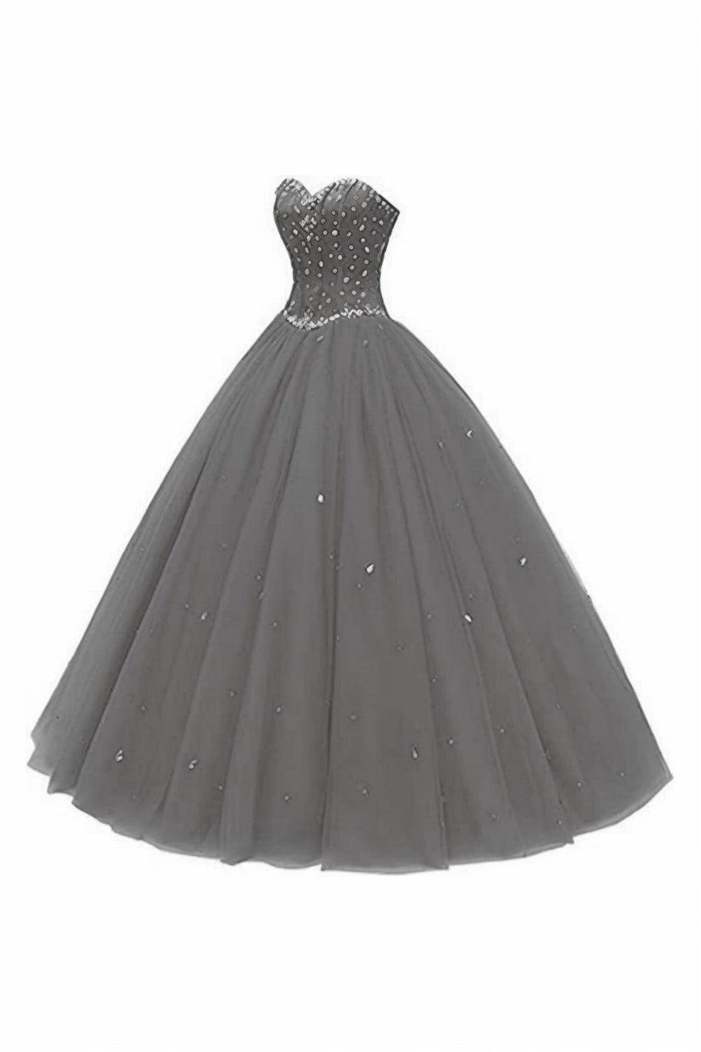 Princess Floor Length Tulle Prom Dress CS0425