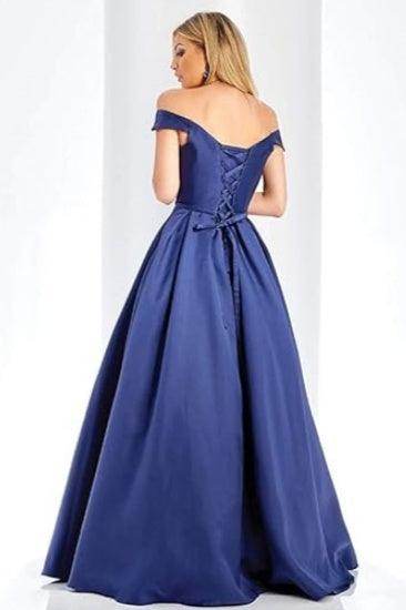 A-Line Floor Length Satin Prom Dress CS0408