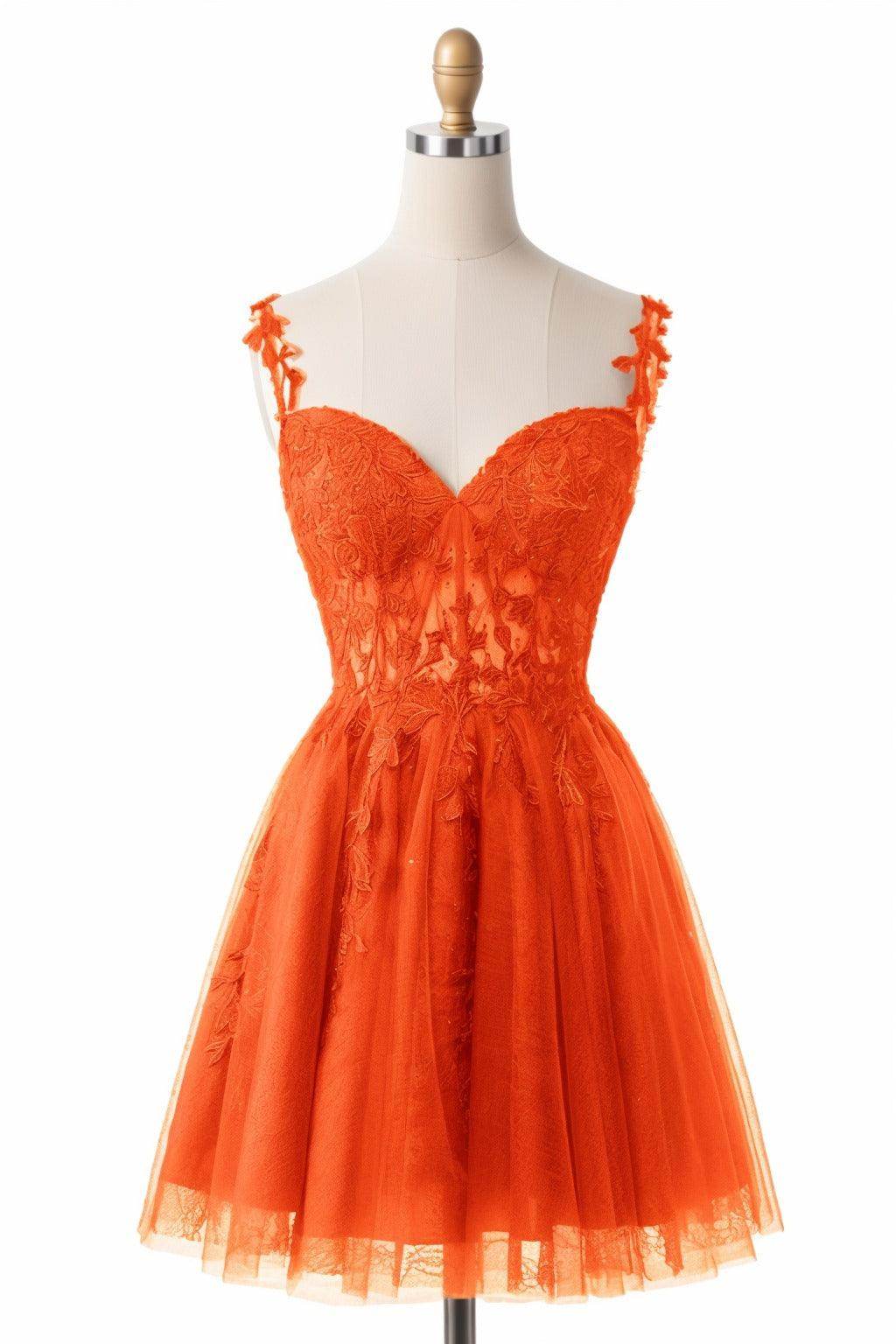 A-Line Short-Mini Tulle Homecoming Dresses CS0505