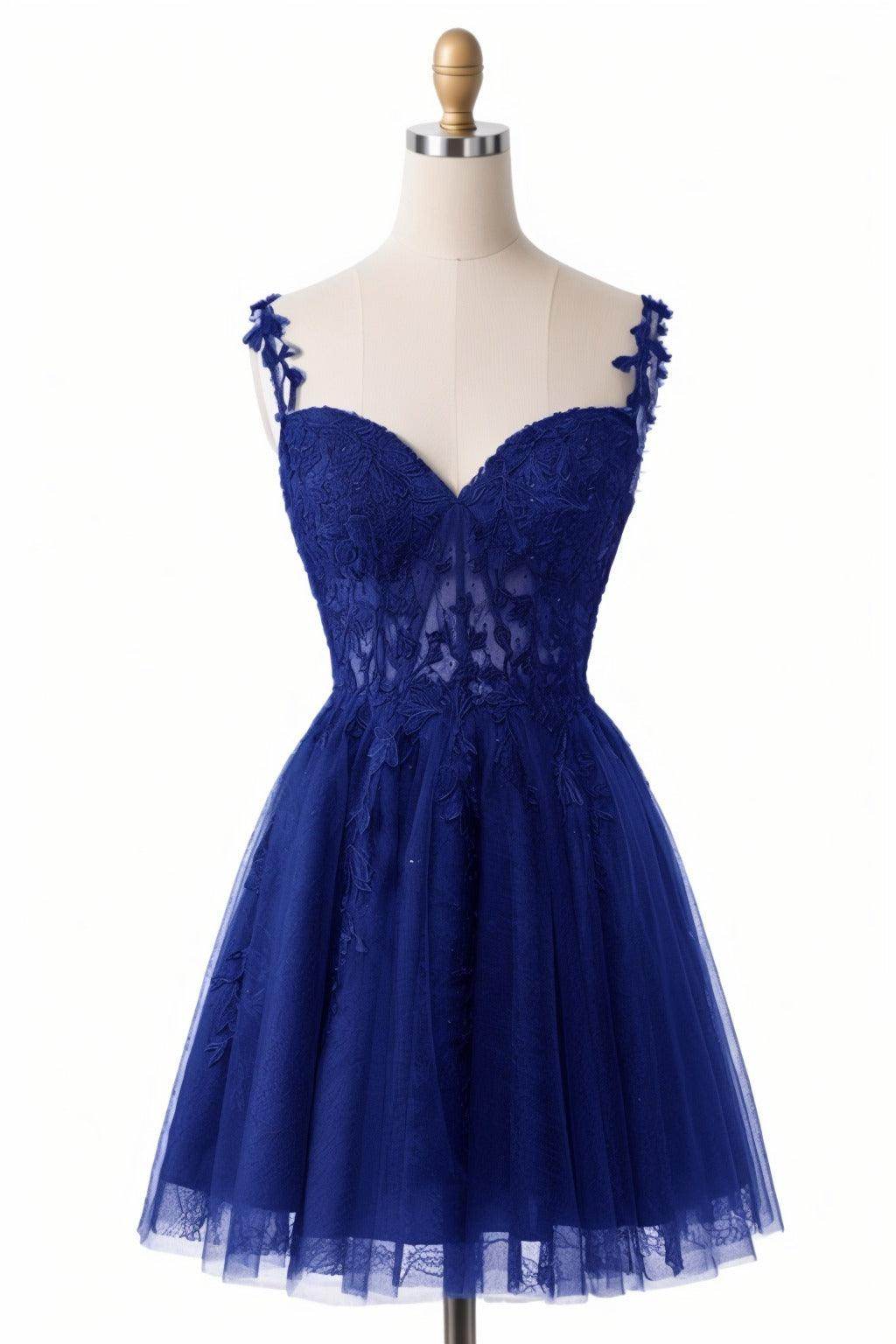 A-Line Short-Mini Tulle Homecoming Dresses CS0505
