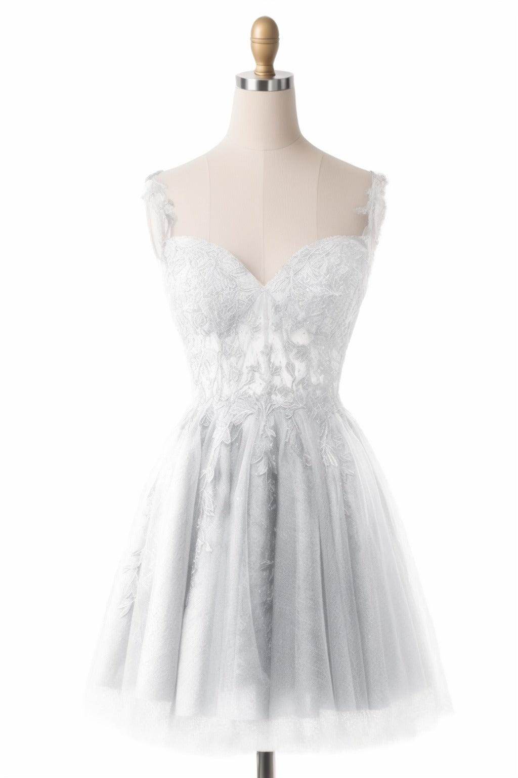 A-Line Short-Mini Tulle Homecoming Dresses CS0505