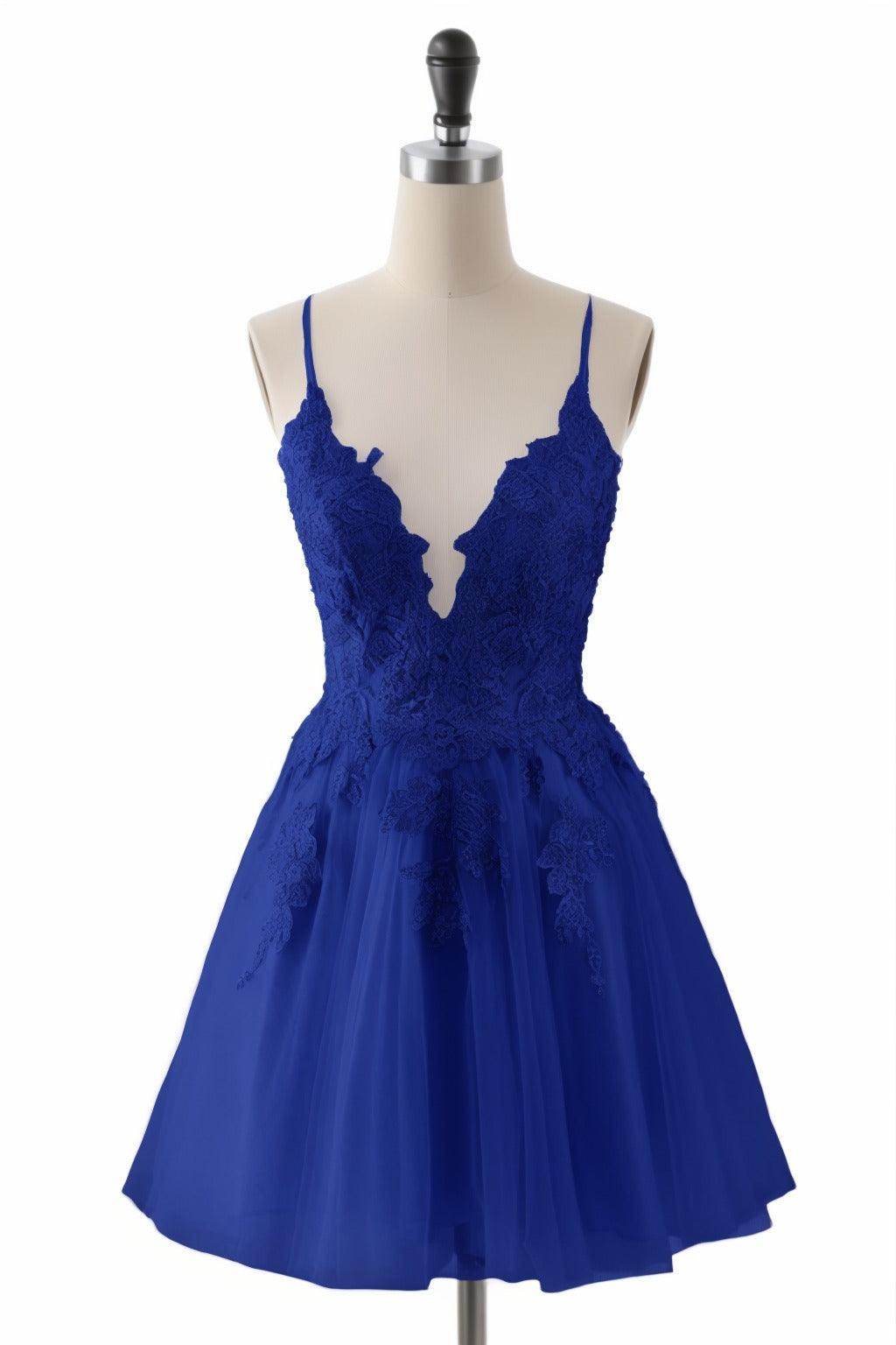 A-Line Short-Mini Tulle Homecoming Dresses CS0506