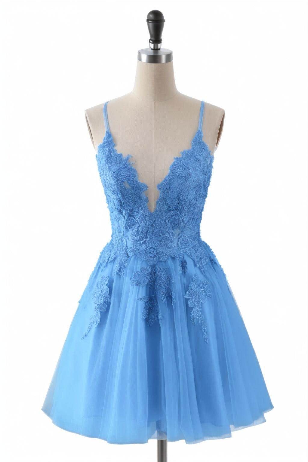 A-Line Short-Mini Tulle Homecoming Dresses CS0506