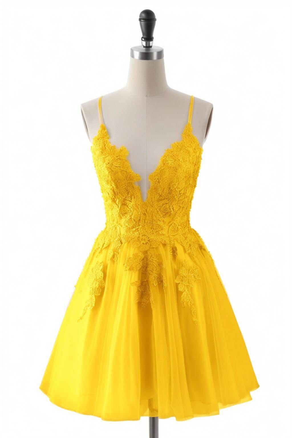 A-Line Short-Mini Tulle Homecoming Dresses CS0506
