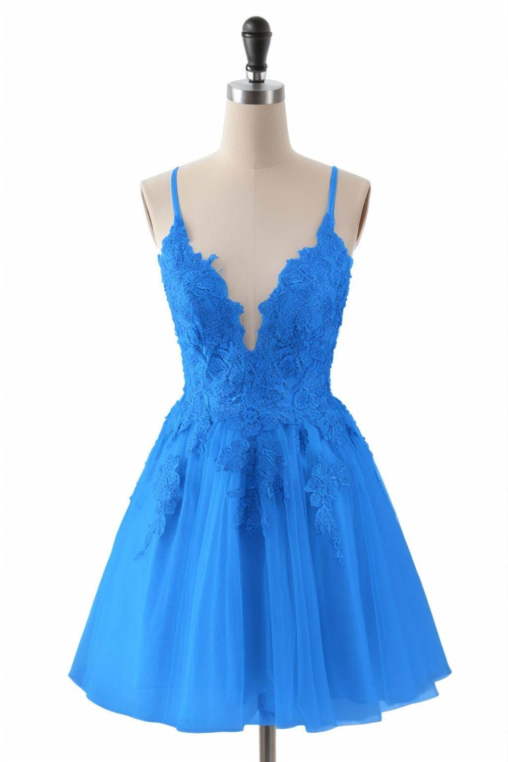 A-Line Short-Mini Tulle Homecoming Dresses CS0506