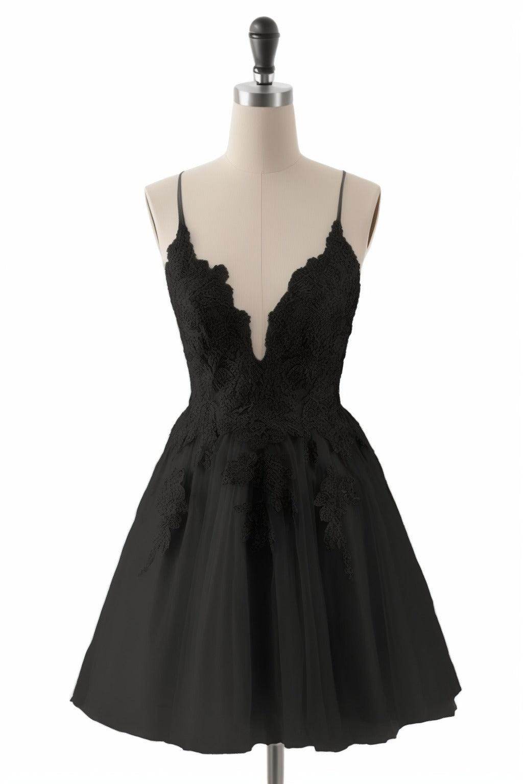 A-Line Short-Mini Tulle Homecoming Dresses CS0506