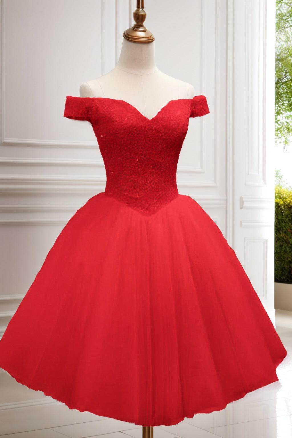 Princess Knee Length Tulle Homecoming Dresses CS0523